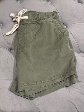 Roxy Olive Green Mini Skirt with Drawstring